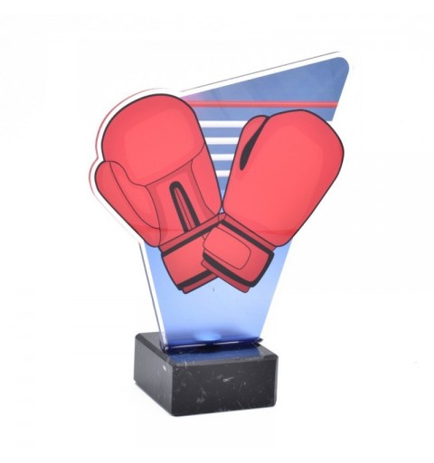 Trofeo Metacrilato Boxeo