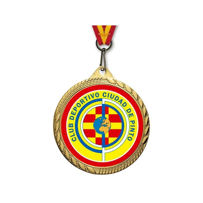 Medalla Deportiva Creative Plus 60mm